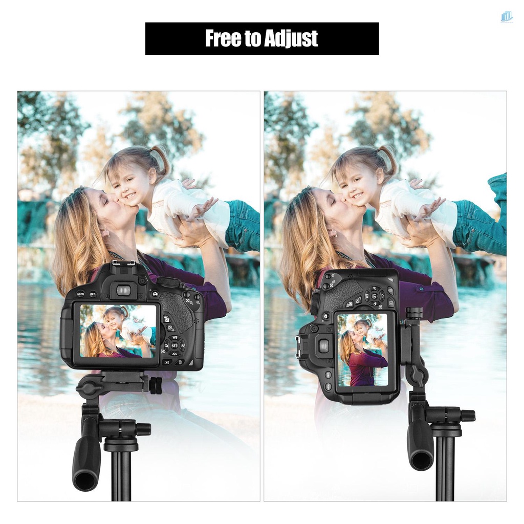 Đầu Nghiêng 3 Chiều 360 Độ Cho smartwatchinone° Tấm Tháo Lắp Nhanh 1 / 4 Gắn Giá Đỡ Ba Chân Toàn Cảnh 3KG Có Tay Cầm Thông Dụng Cho Máy Ảnh