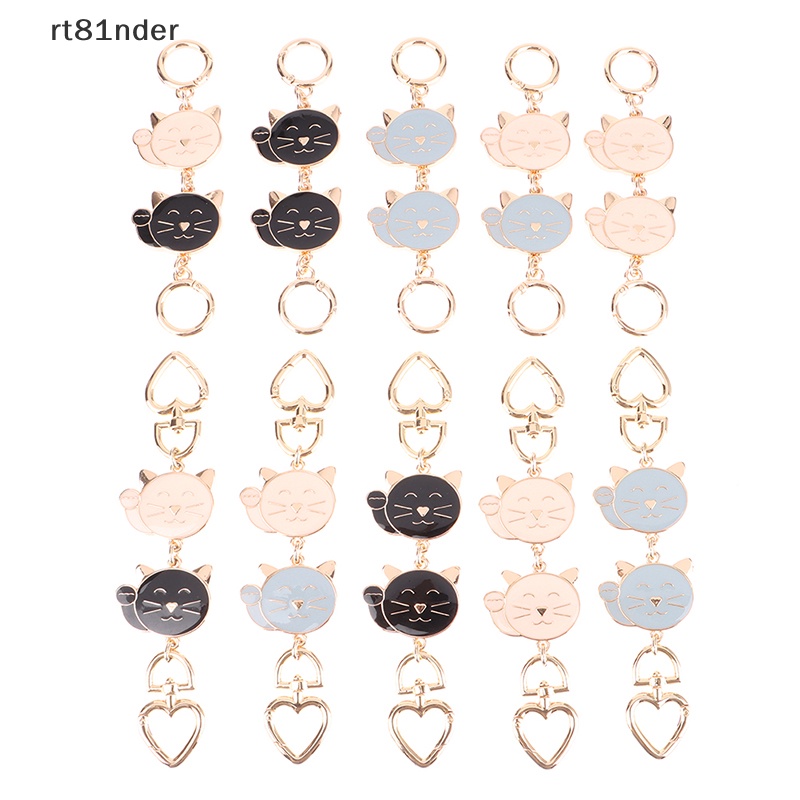 Rt Dây Xích Nối Dài Túi Xách Tráng Men Hình Mèo Dễ Thương