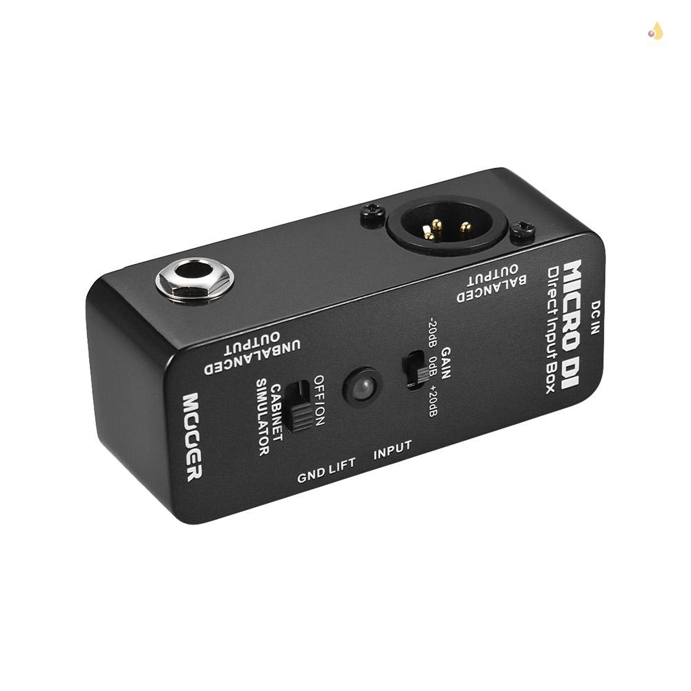 Mynice MOOER MICRO DI Hộp Đầu Vào Trực Tiếp Vỏ Kim Loại