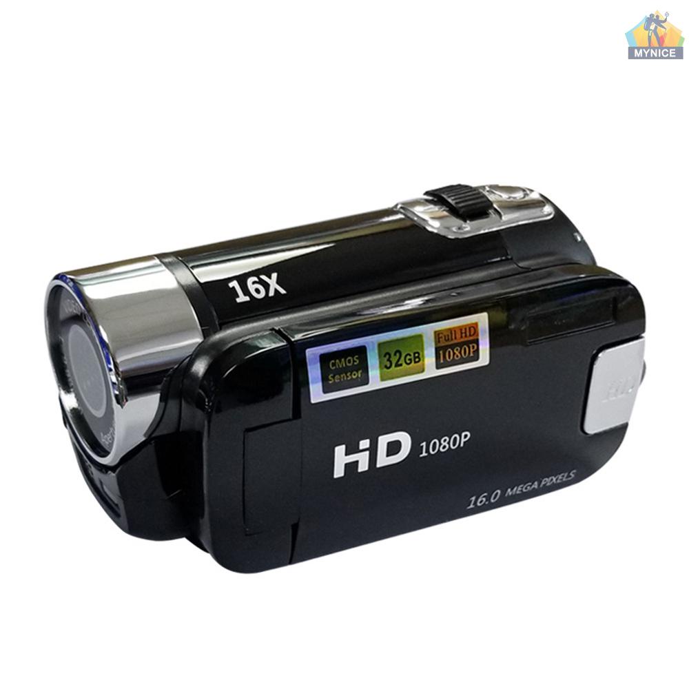 Máy Quay Video Kỹ Thuật Số Độ Nét Cao 1080P DV Màn Hình LCD 16MP 2.7 Inch 16X Zoom Tích Hợp Pin
