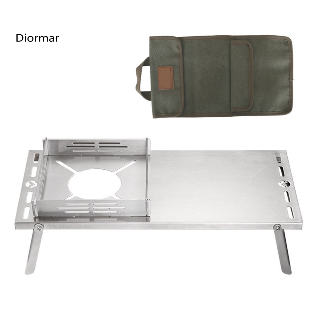 Bàn Xếp Bằng Thép Không Gỉ Chống Gió Tiện Dụng Cho Các Hoạt Động Ngoài Trời