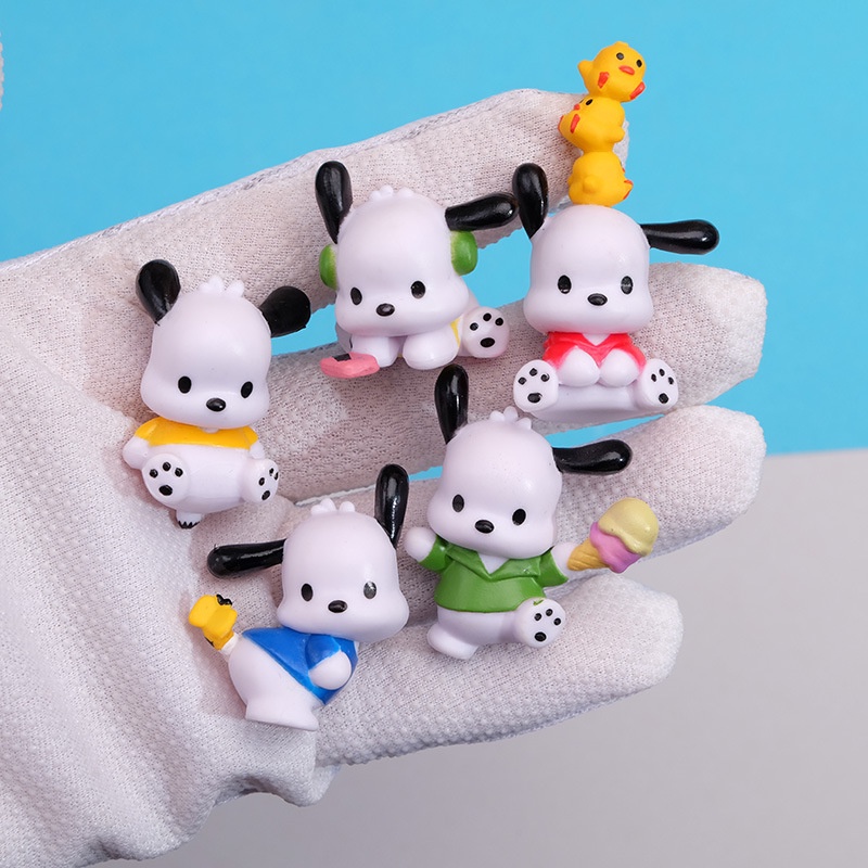 Set 5 Đồ trang trí Búp Bê Anime Pochacco Bằng PVC