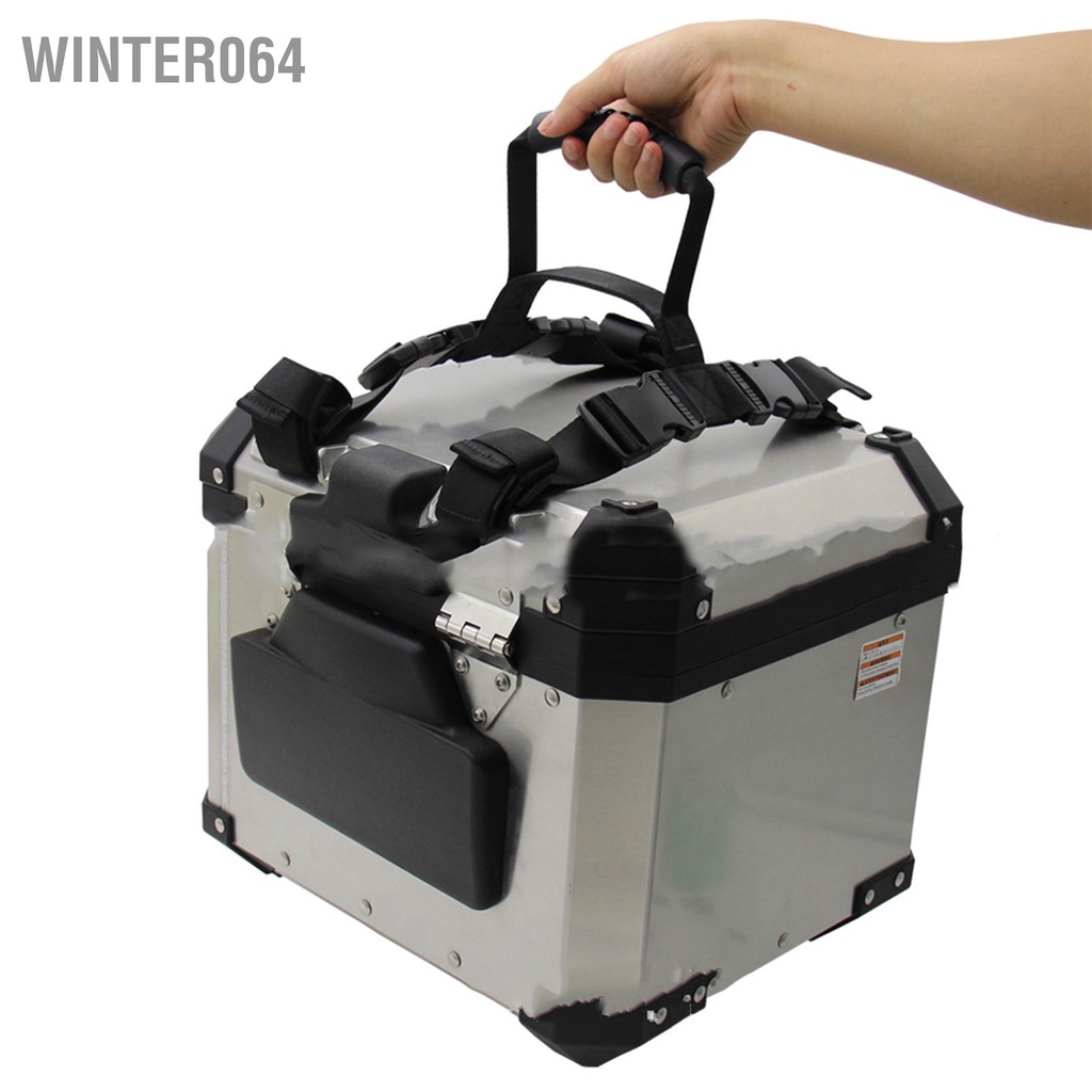 Winter064 Đuôi Xe Máy Hộp Khóa Dây Đeo Có Thể Điều Chỉnh Chống Mài Mòn Với Tay Cầm Phụ Kiện Đa Năng