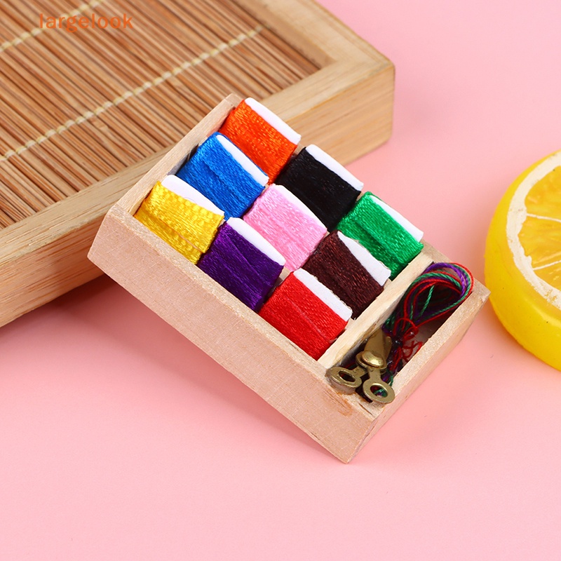 Hộp Đựng Dụng Cụ May Vá 1 Chi Tiết Tỉ Lệ 1: 12 Trang Trí Nhà Búp Bê