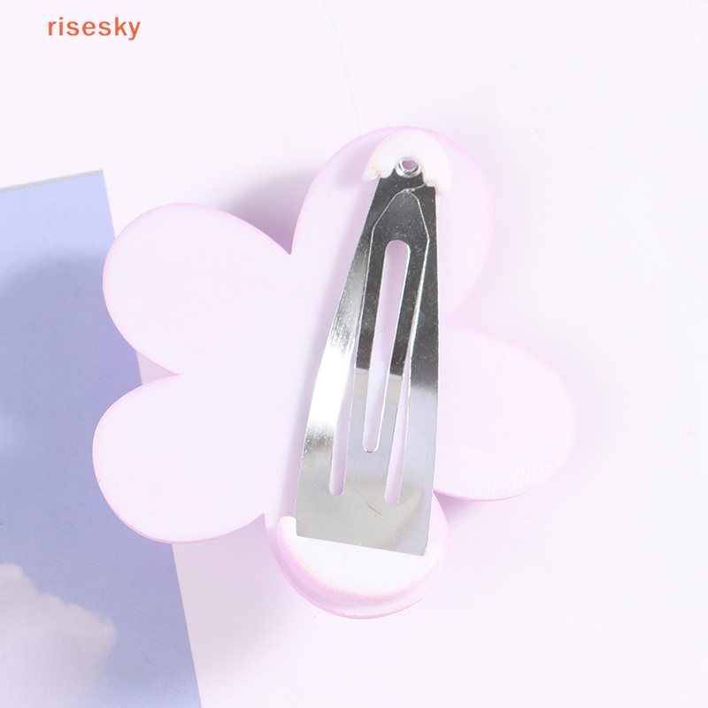 Kẹp Tóc Hình Hoa Màu Sắc Ngọt Ngào Cho Nữ