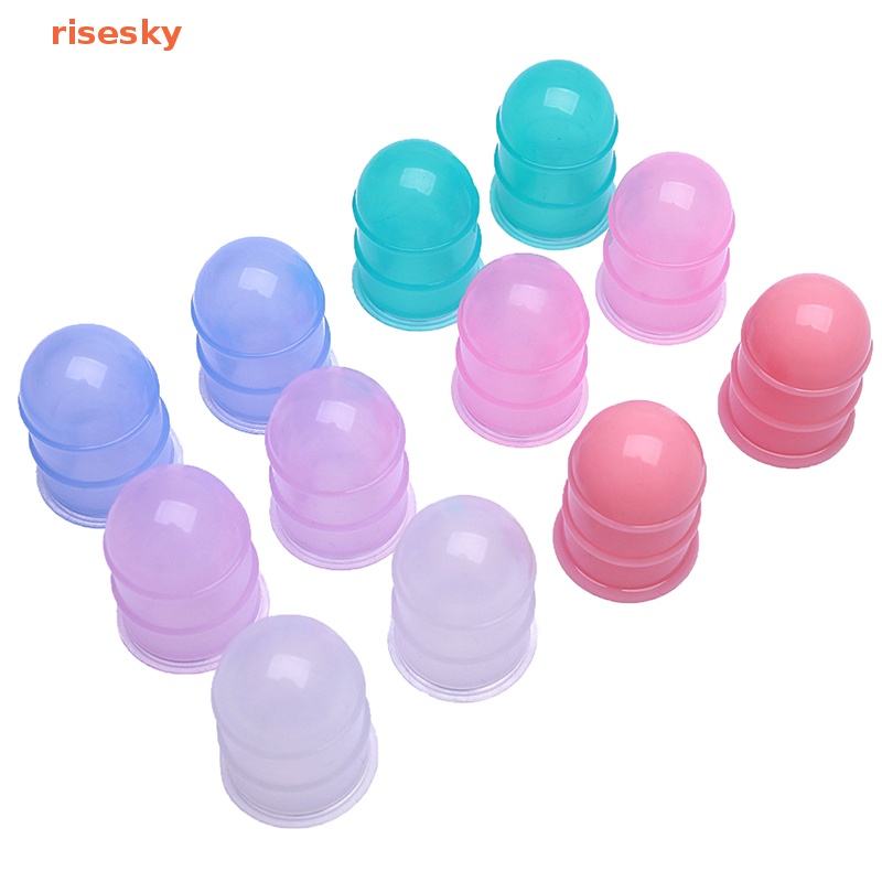1 Cốc Giác Hơi Massage Cơ Thể Bằng Silicone Chống Cellulite