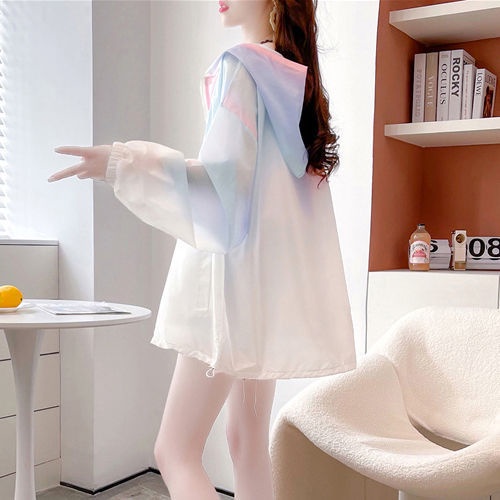 Áo Khoác Chống Nắng Tay Dài Dáng Rộng Thời Trang Mùa Hè 2023 Phong Cách Hàn Quốc Cho Nữ