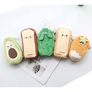 Túi đựng bút hình bánh mì nhồi bông dễ thương cho học sinh