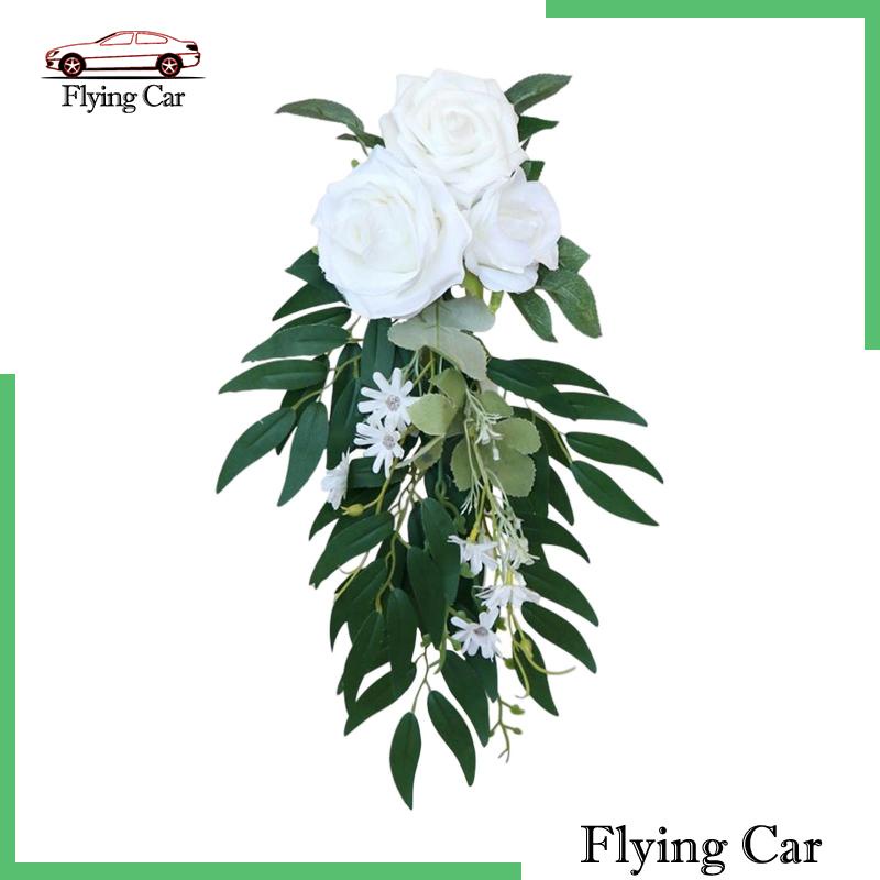 [Lzdjfmy2] Ghế Sau Làm Vườn Hoa Nhân Tạo Cho Ghế Ngồi / Bữa Tiệc / Đạo Cụ Chụp