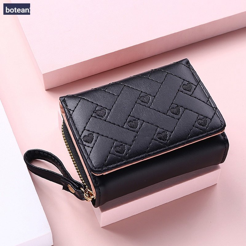 Ví Nữ Thêu Trái Tim Thời Trang