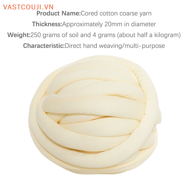 Vỏ Gối Sợi Cotton Đan Thủ Công Hình Trái Tim Siêu Dày Cho Mèo Cưng VASTJI Icelandic Diy