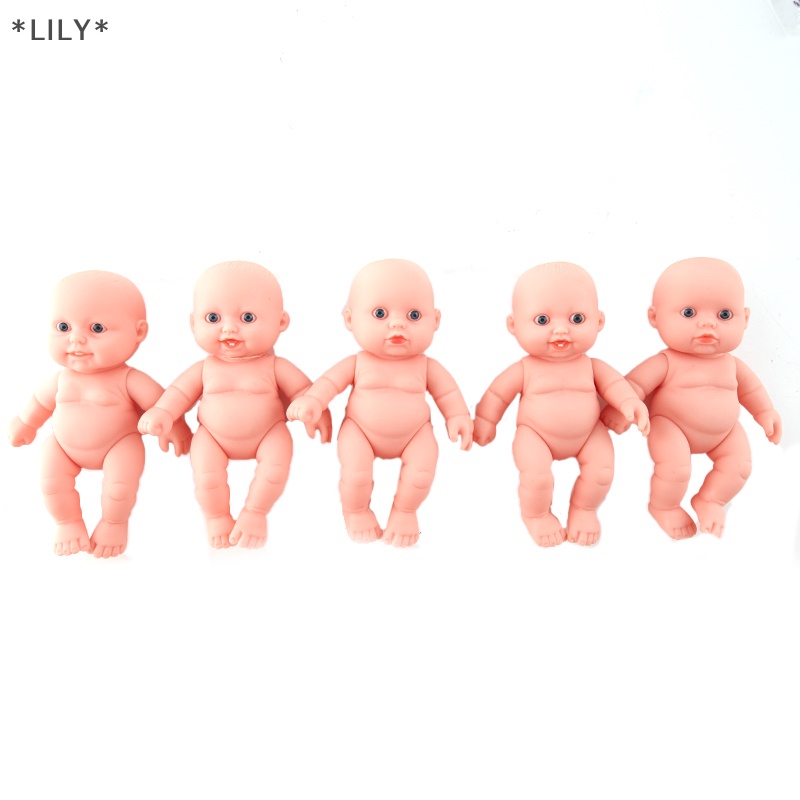LILY 12Cm Thực Tế Bé Búp Bê Vinyl Sơ Sinh Trẻ Sơ Sinh Mô Phỏng Mô Hình Đồ Chơi Trẻ Em Quà Tặng uuu