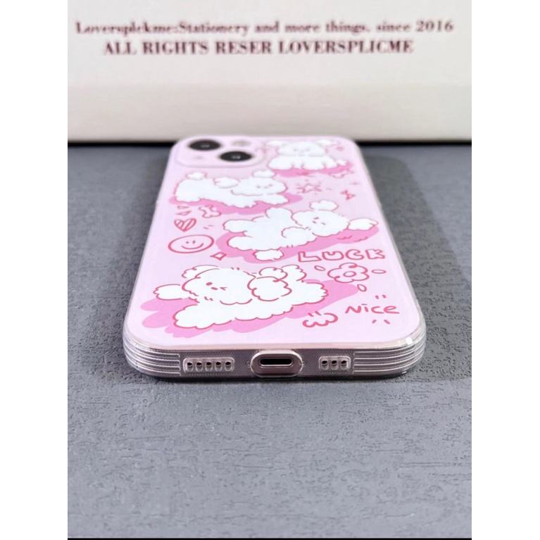 ✅Ốp Điện Thoại Trong Suốt In Hình Gấu Dễ Thương Cho Iphone 13 1412 14promax 1113 Pro NAJ1