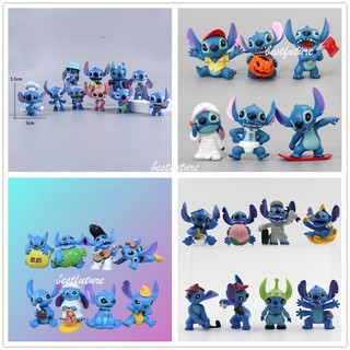 Disney mô hình nhân vật hoạt hình lilo & stitch mini đáng yêu