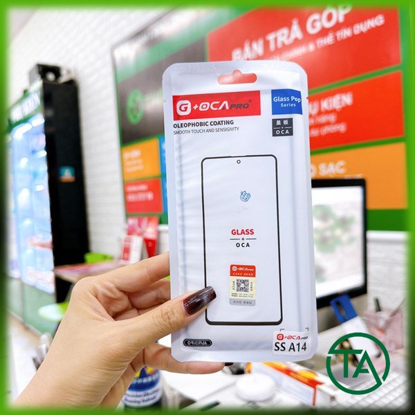 Kính ép OCA Samsung A14-5G / A146B hàng như hình.