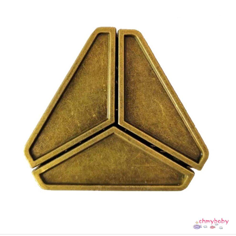 [Sẵn sàng] Kim Loại Cổ Điển Xếp Hình Iq Kiểm Tra Trí Não Teaser Ghép Baffling Game Thường Tam Giác Đồ Chơi Dành Cho Người Lớn Và Trẻ Em [P/12]