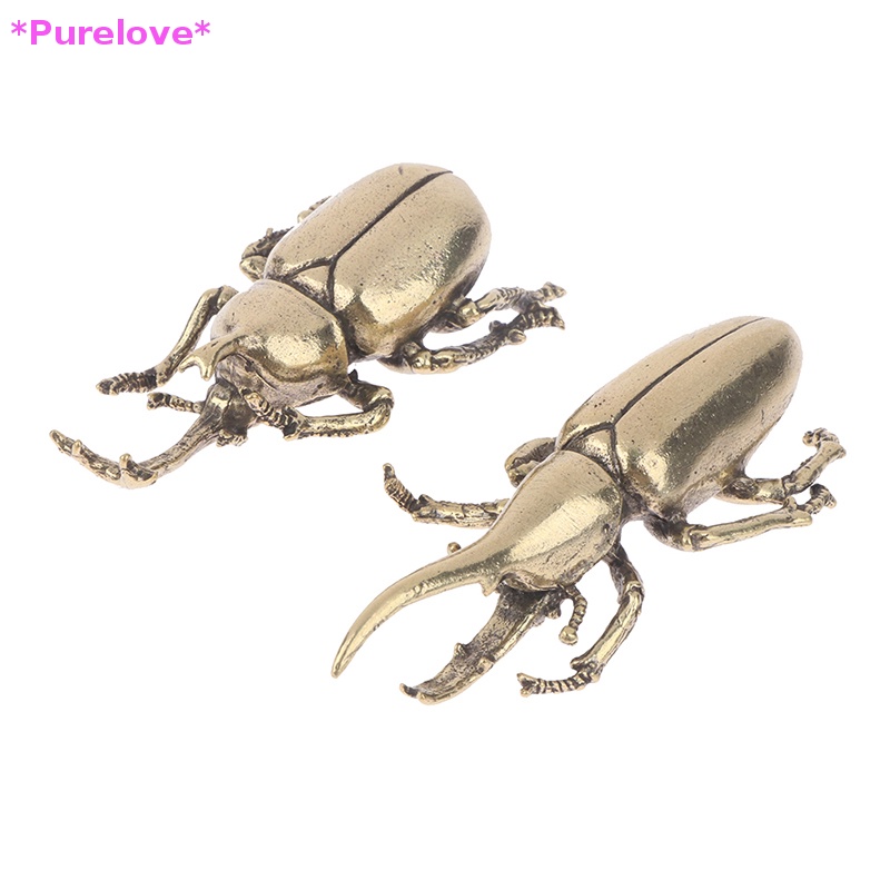 Đồ trang trí Bọ Cánh Cứng Bằng Đồng Nhỏ Xinh Để Bàn Trang Trí Mới