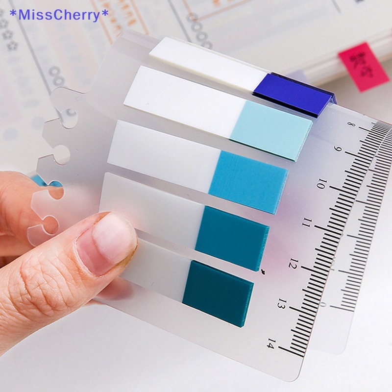 Bộ 200 Tờ Giấy Ghi Chú Nhiều Màu Chống Thấm Nước Kèm Thước Đo Tiện Dụng Mới