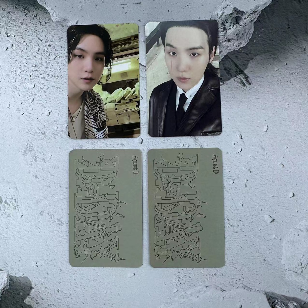 Set 2-3 Tấm Ảnh Lomo Card AGUST D Bangtan Boys Kpop