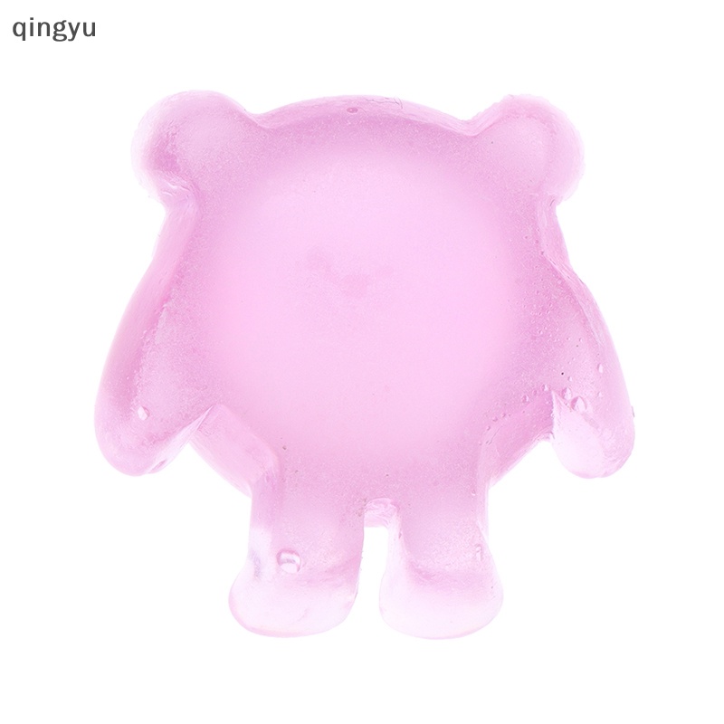 Qingyu Bộ 10 Tượng Gấu Dạ Quang Thu Nhỏ Bằng Nhựa Resin Trang Trí Tiểu Cảnh