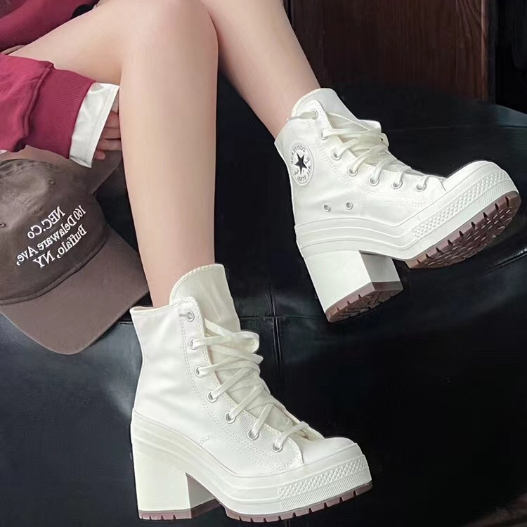 Giày Cao Gót 2 Màu Đế Dày Luxe Chuck 70 De Luxe Vintage Cho Nữ