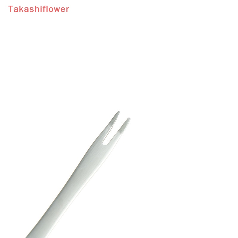 (Takashiflower) Nĩa Ăn Trái Cây Hình Cua Biển Bằng Thép Không Gỉ