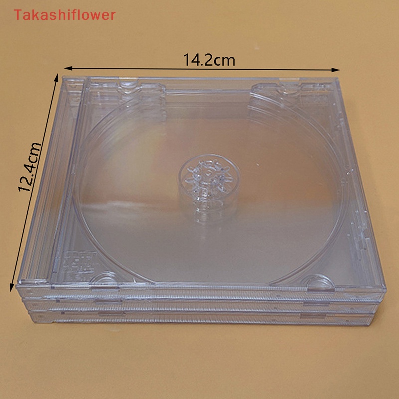 1 Hộp Nhựa Dày Trong Suốt Đựng Đĩa CD DVD Tiện Dụng