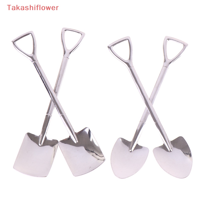 Set 4 Muỗng Cà Phê Bằng Thép Không Gỉ Phong Cách Retro