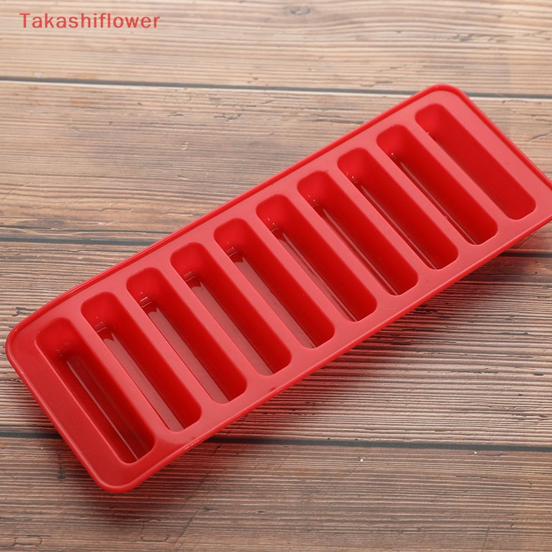 Khuôn Silicone Làm Đá Viên 10 Ô Hình Dải Dài Tiện Dụng