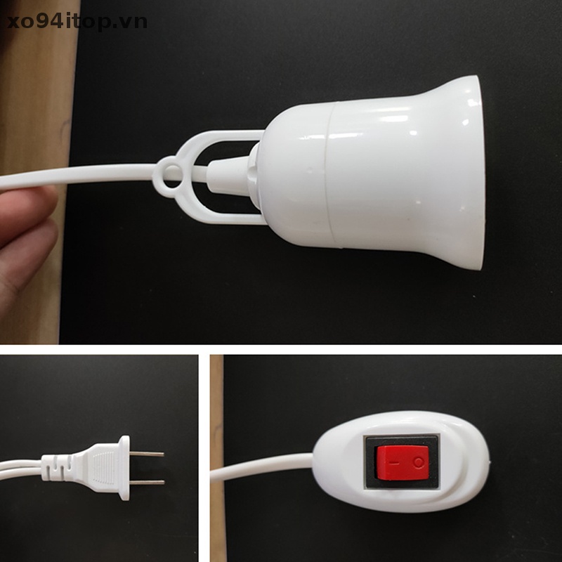 Đuôi Đèn LED Nối Dài E27 2.3M Kèm Công Tắc