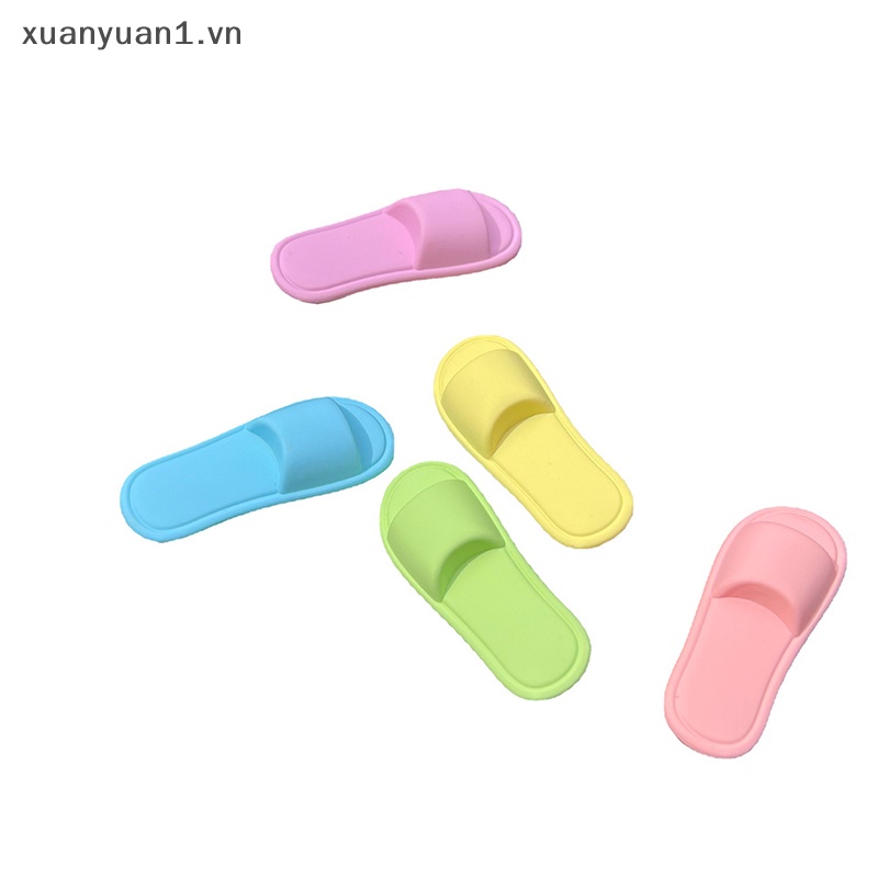 Set 5 Đôi Dép Đi Trong Nhà Búp Bê Mini Xinh Xắn