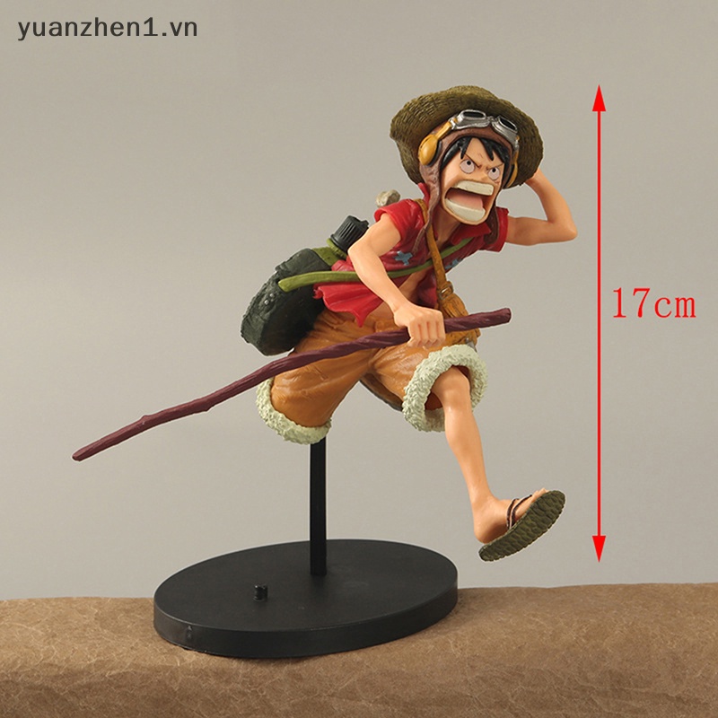 Mô Hình Nhân Vật Monkey D Luffy Phiêu Lưu Chạy Bộ Vui Nhộn Bằng PVC