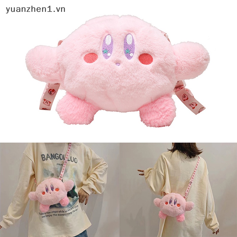 Túi Đeo Chéo Hình Ngôi Sao Kirby Nhồi Bông Dễ Thương