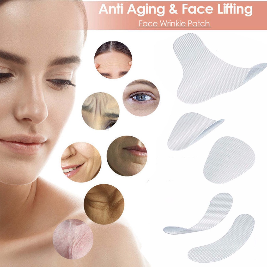 Miếng Dán Nâng Cơ Mặt Chống Lão Hóa Loại Bỏ Nếp Nhăn Tạo Khuôn Mặt Chữ V A4E7