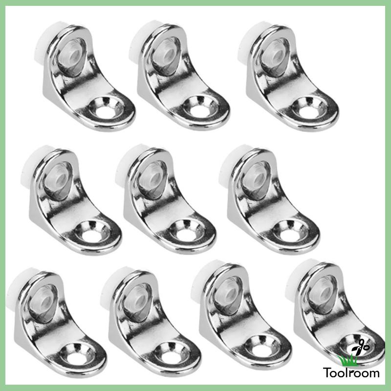 Bộ 10 Kẹp Cố Định Góc Kệ Kính Kèm Giác Hút Tiện Dụng