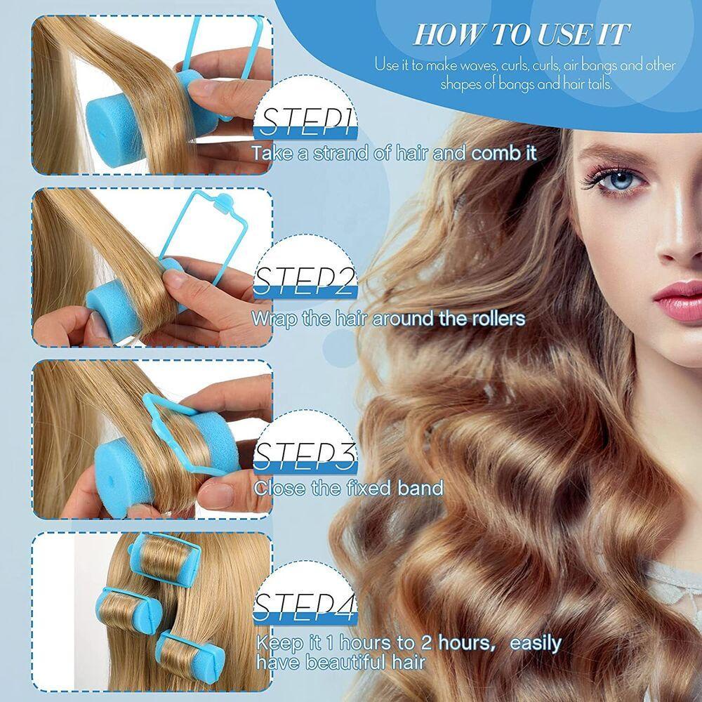 Lô Bọt Biển Cuốn Tóc Tạo Kiểu Tiện Dụng Cho Salon