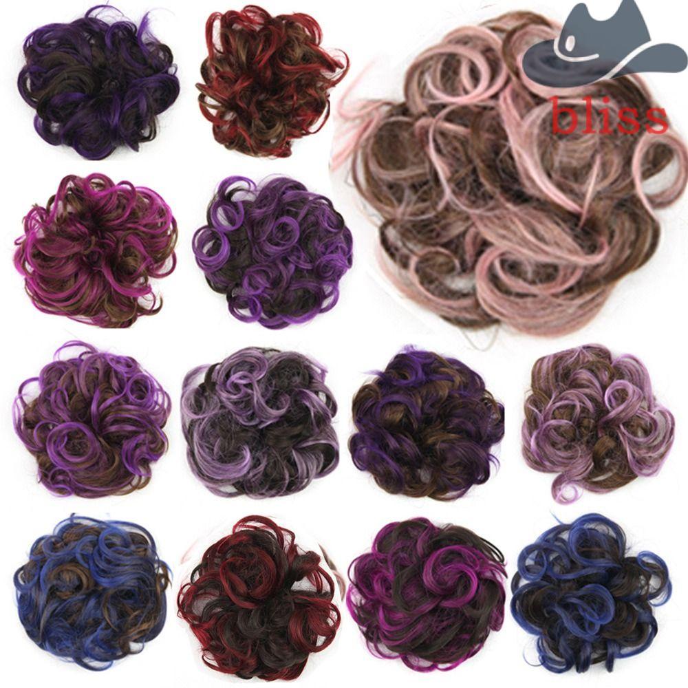 Búi Tóc Giả Vô Hình Màu Đen Co Giãn Dành Cho Cô Dâu