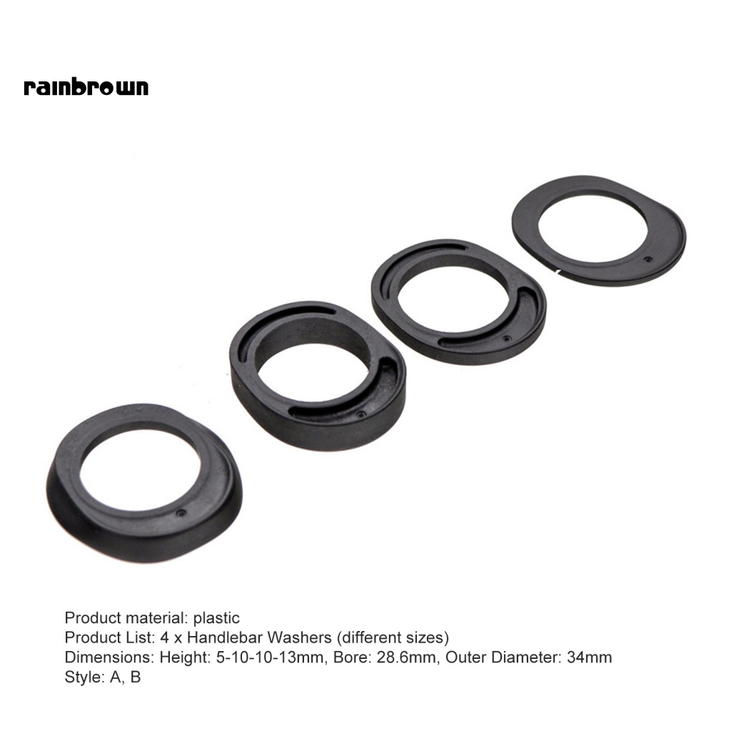 Bộ 4 Dụng Cụ Rửa Tay Lái Bằng Nhựa Chống Ăn Mòn Thông Dụng Cho Hoạt Động Ngoài Trời