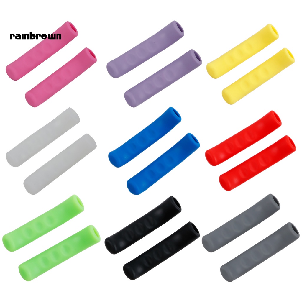 1 Cặp Vỏ Bọc Phanh Xe Đạp Bằng Silicone Chống Sốc Chống Trượt