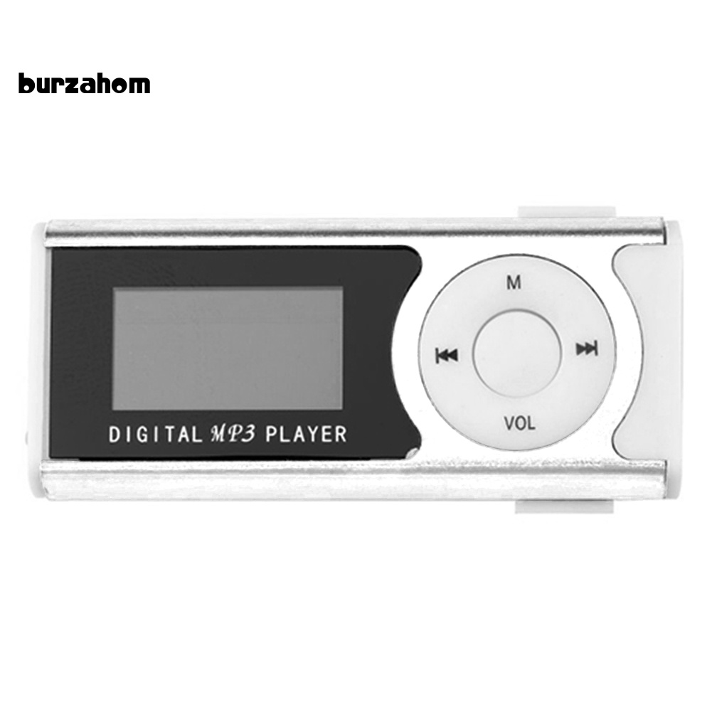 Máy Nghe Nhạc MP3 Mini Màn Hình LCD Hỗ Trợ Thẻ Nhớ Micro SD TF 16GB