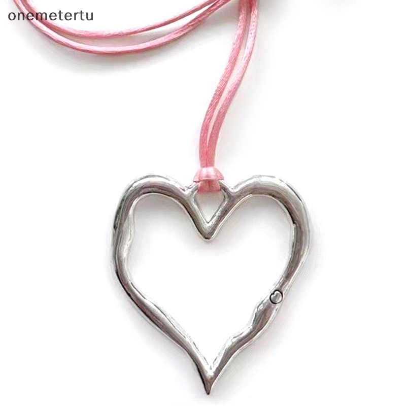 Vòng Cổ Choker Hình Trái Tim Rỗng Phong Cách Punk Ngọt Ngào Cá Tính Có Thể Điều Chỉnh Dành Cho Nữ