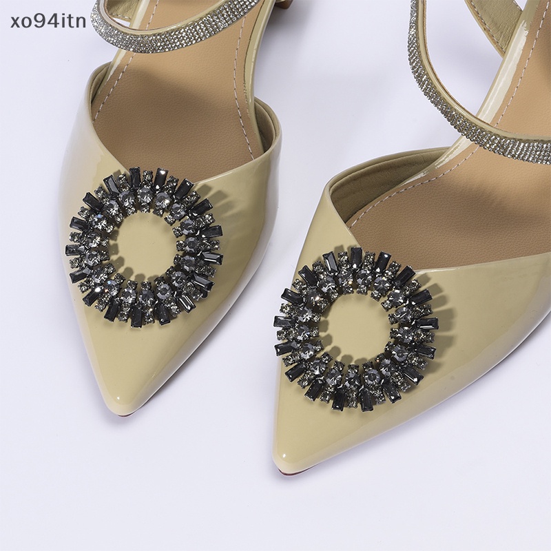 1 Kẹp Cài Áo Hình Giày Cao Gót Đính Đá Lấp Lánh