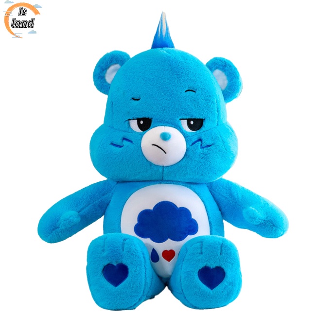 Thú Nhồi Bông Hình Gấu Thỏ Màu Cầu Vồng Dễ Thương 27cm