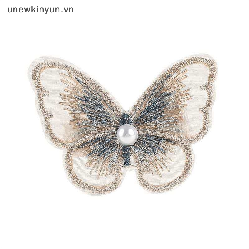 Kẹp Tóc Ren Hình Bướm Dễ Thương Cho Nữ