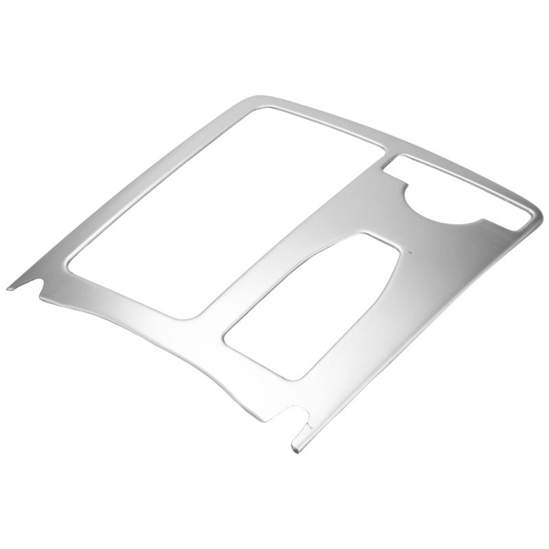 Khung Nhựa ABS Màu Bạc Gắn Bảng Điều Khiển Trung Tâm Xe Hơi Mercedes Benz E Class C Class W204