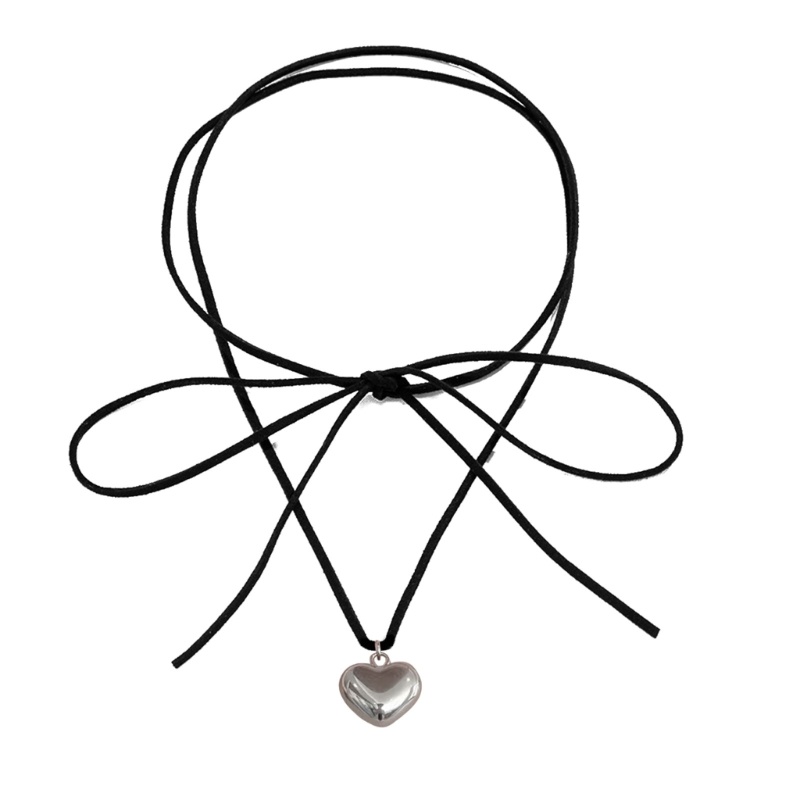 Dây Chuyền Choker Mặt Trái Tim Nhỏ Xinh Xắn Thời Trang Cho Nữ