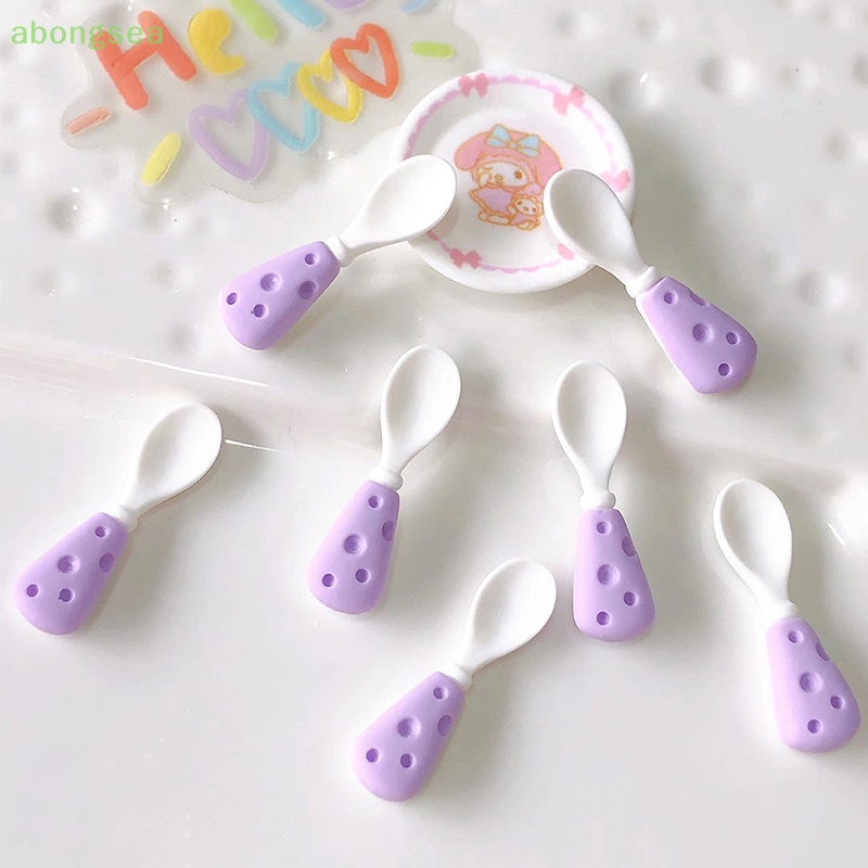 10 Muỗng Xúc Mini Trang Trí Nhà Búp Bê