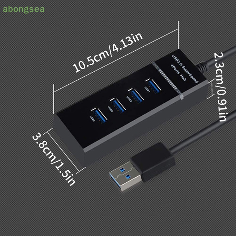 Bộ Chia Cổng USB 3.0 5Gbps abongsea Tốc Độ Cao Cho Máy Tính