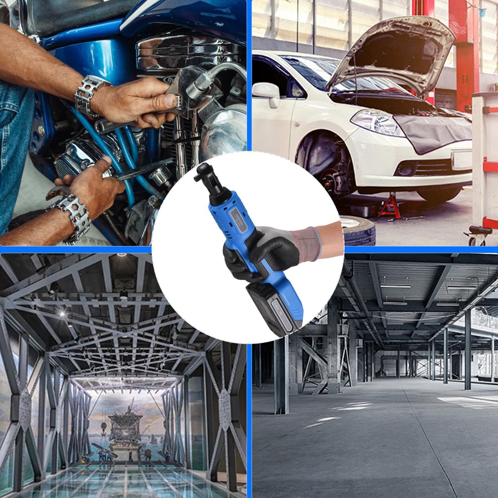 Cờ Lê Điện Không Dây 3 / 8-inch 20V 380RPM 60N.m Kèm Sạc Nhanh 2.0Ah Chất Lượng Cao