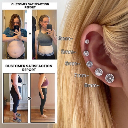 Bông Tai Nam Châm Hình Trái Tim Đính Đá Zircon Lớn Thời Trang Thanh Lịch Không Cần Xỏ Lỗ Dành Cho Trẻ Em Nam Nữ